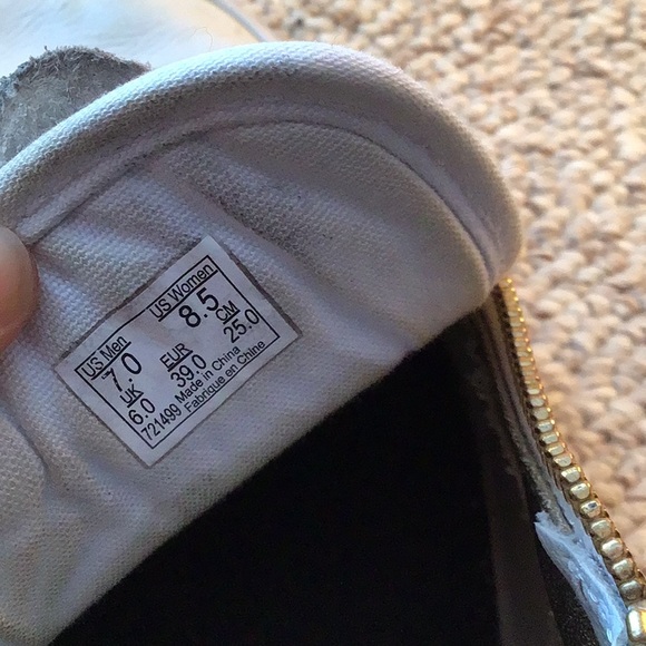 Old-Skool Leather Vans Zip-up Men’s 7/Women’s 8.5! - Picture 8 of 8